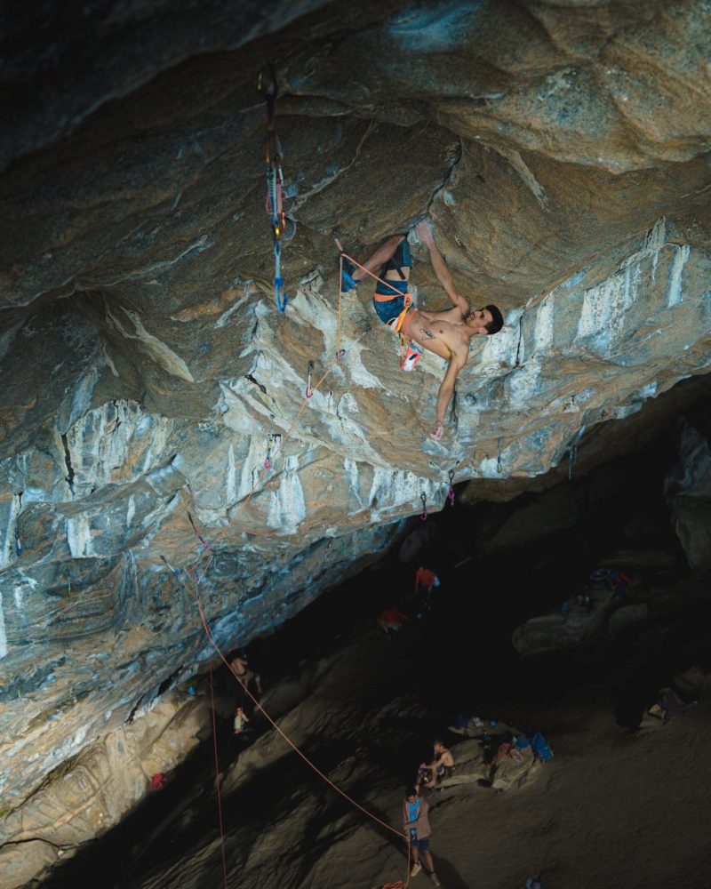 Jorge Díaz-Rullo en Chage 9b+ 📷 Adrián Martínez
