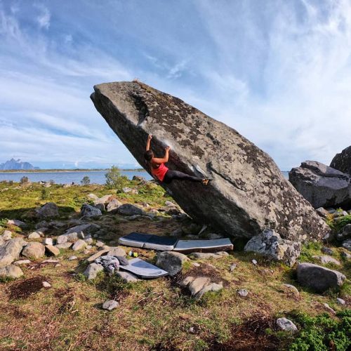 Boulder en Lofoten