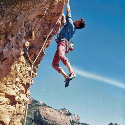 Javier Arnaudas "Seta" en la Visera, Riglos